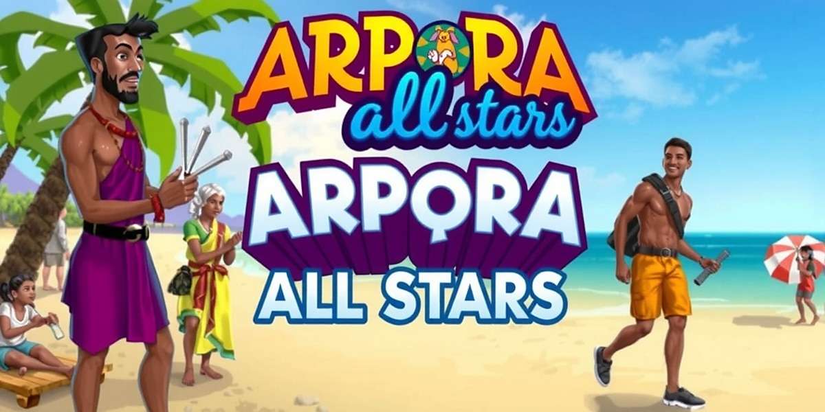 Arpora All Stars Official Cover Art Arpora All Stars game cover featuring vibrant Goan beach scene with diverse characters in traditional and modern attire